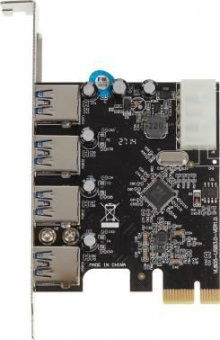 Контроллер PCI-E VIA VL805 4xUSB3.0 Bulk от магазина РЭССИ