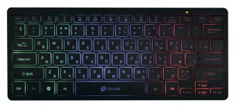 Клавиатура Оклик 300S черный USB slim LED (1696461) от магазина РЭССИ