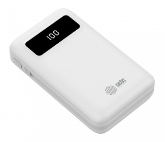 Мобильный аккумулятор Cactus CS-PBFSNT-10000 10000mAh 3A 1xUSB белый от магазина РЭССИ