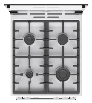 Плита Газовая Gorenje GGI5C20WF-B белый (стеклянная крышка) реш.чугун от магазина РЭССИ