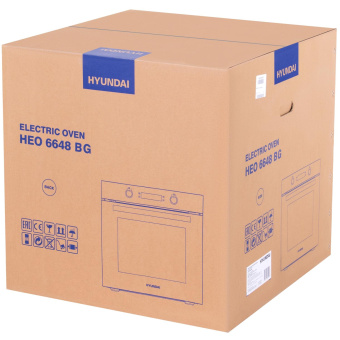 Духовой шкаф Электрический Hyundai HEO 6648 BG черный от магазина РЭССИ