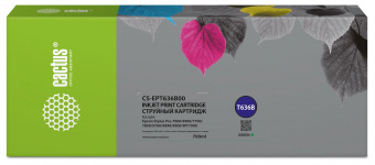 Картридж струйный Cactus CS-EPT636B00 T636B зеленый (700мл) для Epson Stylus PRO 7900/9900/WT7900/9900 от магазина РЭССИ