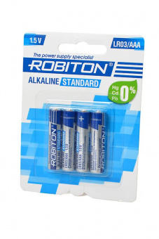 Элемент питания ROBITON STANDARD LR03 BL4 от магазина РЭССИ