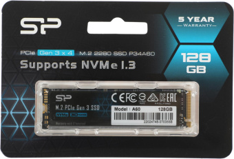 Накопитель SSD Silicon Power PCIe 3.0 x4 128GB SP128GBP34A60M28 M-Series M.2 2280 от магазина РЭССИ