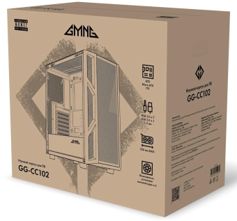 Корпус GMNG GG-CC102 черный без БП ATX 6x120mm 2x140mm 2xUSB2.0 1xUSB3.0 audio bott PSU от магазина РЭССИ