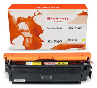 Картридж лазерный Print-Rite TRHGLAYPU1J PR-CF362X CF362X желтый (9500стр.) для HP CLJ M552dn/M553dn/M553N/M553x от магазина РЭССИ