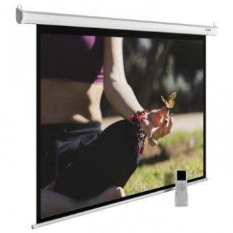 Экран Cactus 200x200см MotoExpert CS-PSME-200x200-WT 1:1 настенно-потолочный рулонный белый (моторизованный привод) от магазина РЭССИ