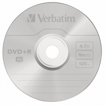 Диск DVD+R Verbatim 4.7Gb 16x Cake Box (100шт) (43551) от магазина РЭССИ