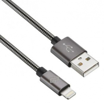 Кабель Digma LIGHT-1.2M-G USB (m)-Lightning (m) 1.2м темно-серый от магазина РЭССИ