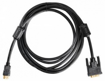 Кабель Buro HDMI-19M-DVI-D-3M HDMI (m) DVI-D (m) 3м феррит.кольца от магазина РЭССИ