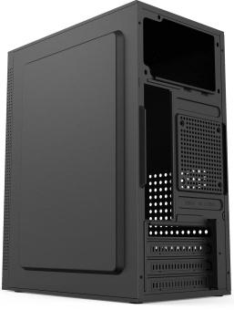 Корпус KingPrice KPCC-MN202 черный без БП mATX 1x80mm 1x120mm 2xUSB2.0 audio от магазина РЭССИ