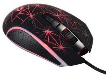 Мышь Оклик 935G STARFALL черный оптическая (3200dpi) USB (8but) от магазина РЭССИ