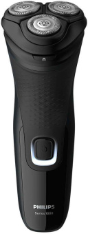 Бритва роторная Philips Series 1000 S1223/41 реж.эл.:3 питан.:аккум. черный от магазина РЭССИ