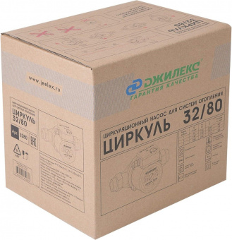 Насос циркуляционный Джилекс Циркуль 32/80 155Вт 5340л/час (3280) от магазина РЭССИ