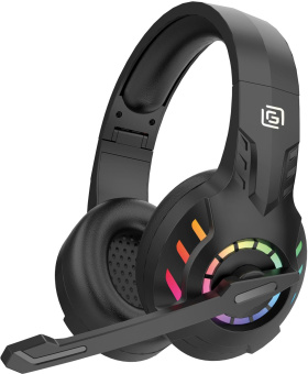 Наушники с микрофоном Оклик HS-L420G черный мониторные BT оголовье (1939799) от магазина РЭССИ