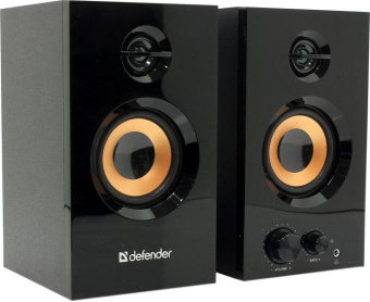 Колонки Defender Aurora S20 2.0 черный 20Вт от магазина РЭССИ