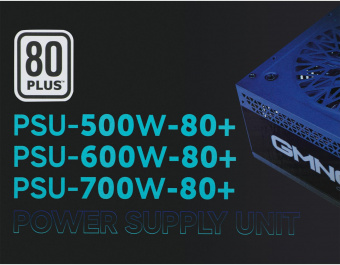 Блок питания GMNG ATX 500W PSU-500W-80+ 80+ (24+4+4pin) APFC 120mm fan 5xSATA RTL от магазина РЭССИ