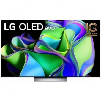 Телевизор OLED LG 65" OLED65C3RLA.ARUB темно-серый/серебристый 4K Ultra HD 120Hz DVB-T DVB-T2 DVB-C DVB-S2 USB WiFi Smart TV от магазина РЭССИ