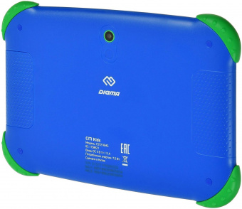 Планшет Digma CITI Kids MT8321 (1.3) 4C RAM2Gb ROM32Gb 7" IPS 1024x600 3G Android 9.0 синий 2Mpix 0.3Mpix BT WiFi Touch microSDHC 64Gb minUSB 2800mAh от магазина РЭССИ