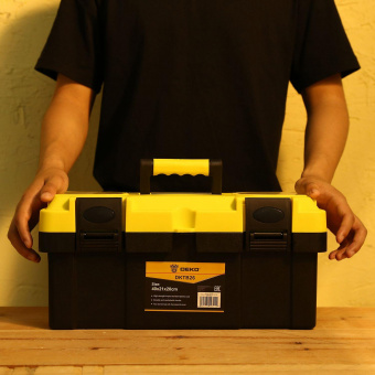 Ящик для инстр. Deko DKTB26 1отд. 6карм. желтый/черный (065-0831) от магазина РЭССИ