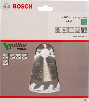 Диск пильный по дер. Bosch Standard (2608640596) d=160мм d(посад.)=30мм (циркулярные пилы) (упак.:1шт) от магазина РЭССИ