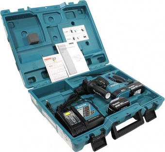 Перфоратор Makita DHR242RFE патрон:SDS-plus уд.:2.4Дж аккум. (кейс в комплекте) от магазина РЭССИ