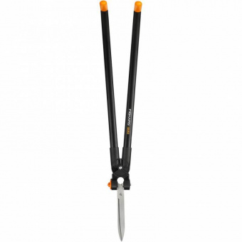 Ножницы для травы и живой изгороди Fiskars PowerLever GS53 черный/оранжевый (1001565) от магазина РЭССИ