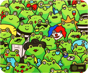 Коврик для мыши Cactus Frogs 300x250x3мм (CS-MPC-D09M) от магазина РЭССИ
