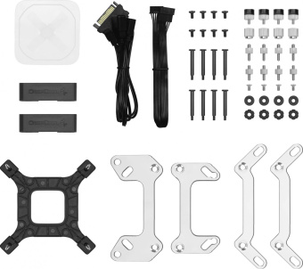Система водяного охлаждения Deepcool LS520 ARGB Soc-AM5/AM4/1151/1200/1700 черный 4-pin 32.9dB Al 280W 1305gr Ret (R-LS520-BKAMNT-G-1) от магазина РЭССИ