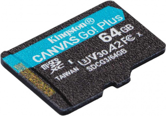 Флеш карта microSDXC 64Gb Class10 Kingston SDCG3/64GBSP Canvas Go! Plus w/o adapter от магазина РЭССИ