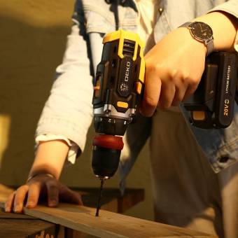 Дрель-шуруповерт Deko DKCD20FU-Li аккум. патрон:быстрозажимной (063-4176) от магазина РЭССИ