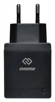 Сетевое зар./устр. Digma DGWC-1U-2.1A-BK 10.5W 2.1A USB универсальное черный от магазина РЭССИ