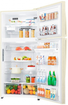 Холодильник LG GR-H802HEHZ бежевый (двухкамерный) от магазина РЭССИ