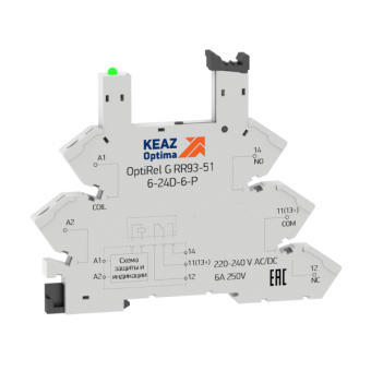 Розетка для реле OptiRel G RR93-01-12-24U-6-V от магазина РЭССИ