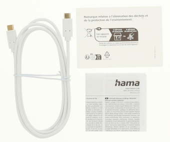 Кабель Hama H-201592 00201592 USB Type-C (m)-USB Type-C (m) 1.5м белый от магазина РЭССИ