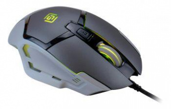 Мышь Оклик 915G HELLWISH V2 черный/серый оптическая (4800dpi) USB (6but) от магазина РЭССИ