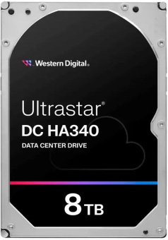 Жесткий диск WD SATA-III 8TB WUS721208BLE604 Ultrastar DC HC340 512E (7200rpm) 256Mb 3.5" от магазина РЭССИ