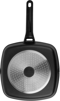 Сковорода-гриль Rondell Zeita Neu RDA-1204 квадратная 28см покрытие: TriTitan ручка несъемная (без крышки) черный от магазина РЭССИ