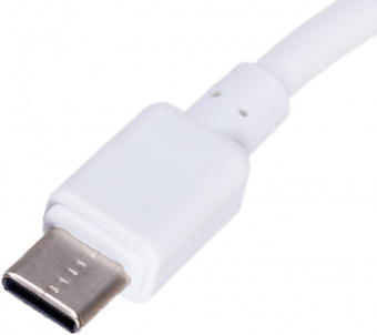 Кабель K-107 USB (m)-USB Type-C (m) 1.5м феррит.кольца белый коробка от магазина РЭССИ