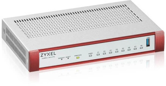 Межсетевой экран Zyxel USG Flex 100H (USGFLEX100H-EUCI01F) 10/100/1000BASE-TX красный от магазина РЭССИ
