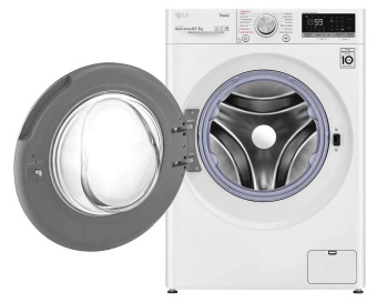 Стиральная машина LG F2DV5S8S0 пан.англ. класс: E загр.фронтальная макс.:8.5кг (с сушкой) белый от магазина РЭССИ