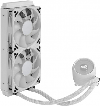 Система водяного охлаждения Aerocool Mirage L240 White Soc-AM4/1151/1200/2066/1700 4-pin 20-27dB Al+Cu 400W 1200gr LED Ret от магазина РЭССИ