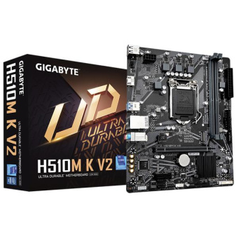 Материнская плата Gigabyte H510M K V2 2.0 Soc-1200 Intel Q470 2xDDR4 mATX AC`97 8ch(7.1) GbLAN+HDMI от магазина РЭССИ