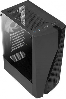 Корпус Aerocool Wave-G-BK-v2 черный без БП ATX 4x120mm 2x140mm 1xUSB2.0 2xUSB3.0 audio bott PSU от магазина РЭССИ