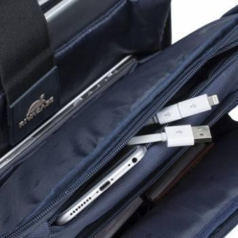 Рюкзак для ноутбука 15.6" Riva 8262 синий полиэстер женский дизайн от магазина РЭССИ