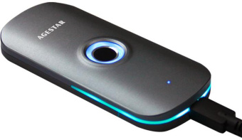 Внешний корпус SSD AgeStar 31UBNVFC NVMe USB3.2 алюминий серый M2 2280 M-key от магазина РЭССИ