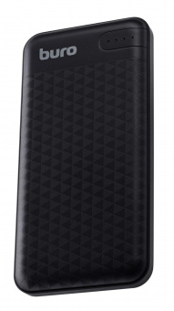 Мобильный аккумулятор Buro BP10G 10000mAh 2.1A черный (BP10G10PBK) от магазина РЭССИ