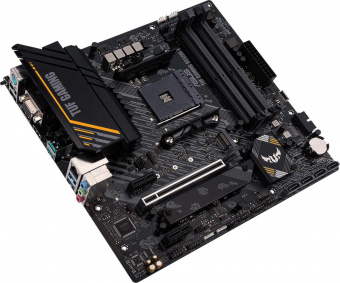 Материнская плата Asus TUF GAMING B550M-E Soc-AM4 AMD B550 4xDDR4 mATX AC`97 8ch(7.1) GbLAN RAID+VGA+HDMI+DP от магазина РЭССИ