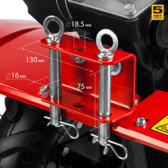 Мотоблок Зубр МТБ-300 бензиновый 7л.с. от магазина РЭССИ