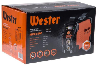 Сварочный аппарат Wester MINI 160Т инвертор ММА DC 6.6кВт от магазина РЭССИ